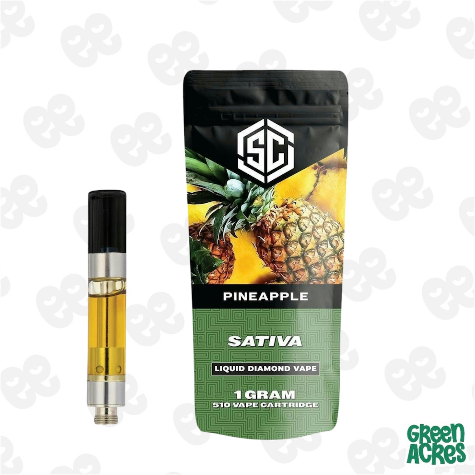 The SC: Pineapple 1G Liquid Diamond Cart