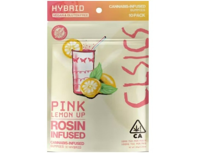 CLSICS | Pink Lemon Up Live Rosin Gummies | 100mg