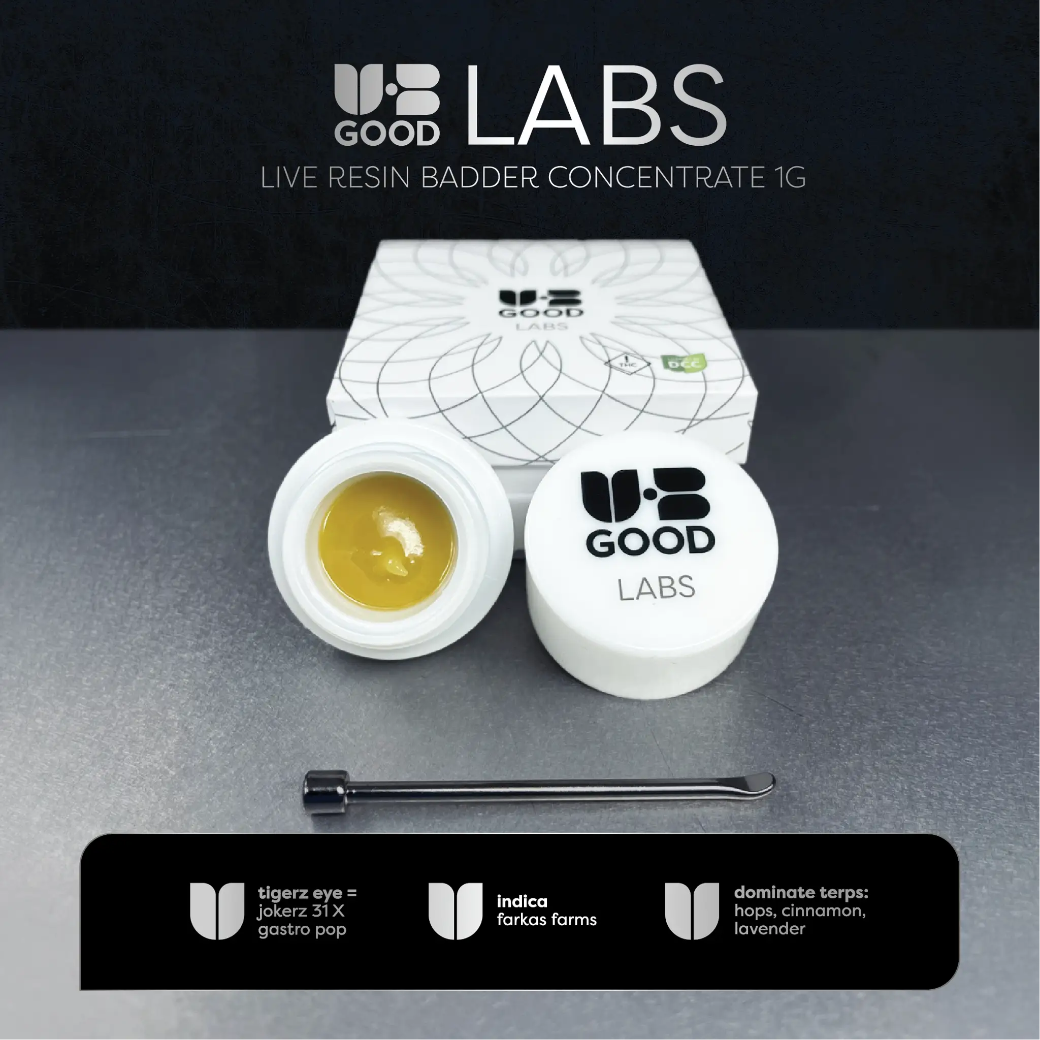 UB GOOD | Tiger Eye Live Resin (Badder) | 1g | Hybrid