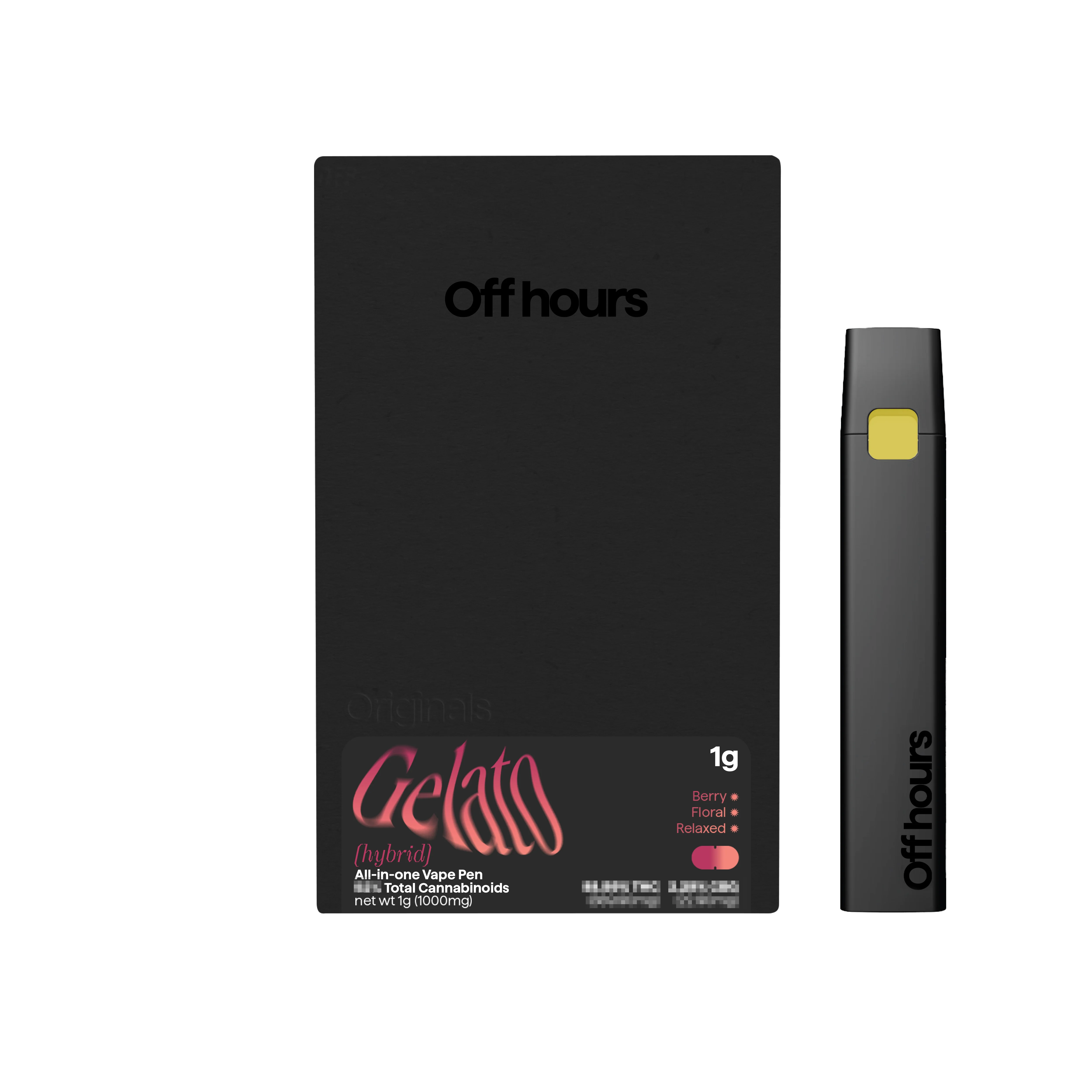 Off Hours All-in-one Vape Pen - Off hours (hybrid Gelato)
