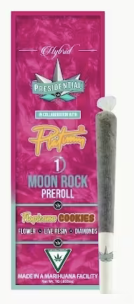 Presidential - 1g Moon Rock Infused Preroll - Tropicana Cookies