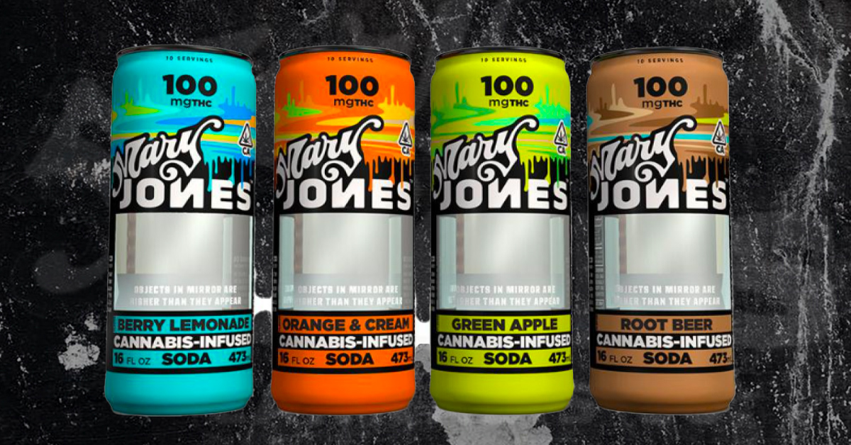 Green Apple Mary Jones Soda | 100mg