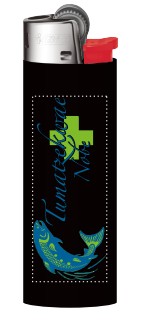 (60017) Tumatzekwae Nobe Custom BIC Lighter [BLACK]
