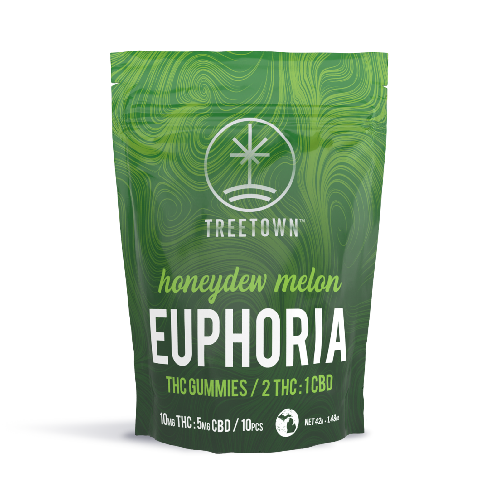 100MG(THC) : 50MG(CBD) |  2:1 Gummies | Honeydew Melon | Euphoria