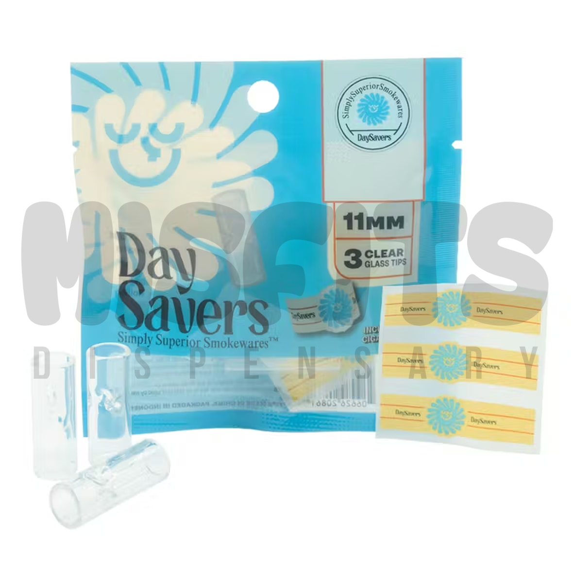 Day Savers | Glass Tips 11mm | 3pk