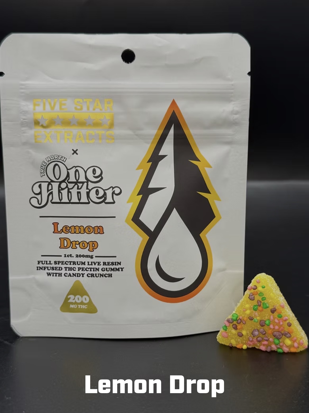 True North Lemon Drop Full Spectrum One Hitter 200mg