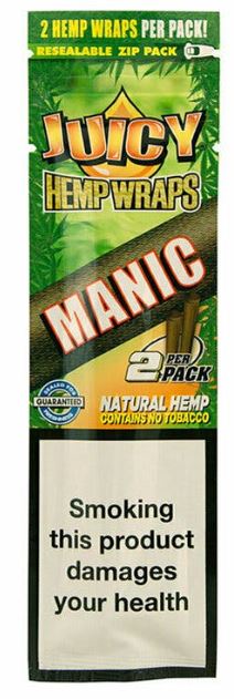 Manic Hemp Wraps | 2 Sheets