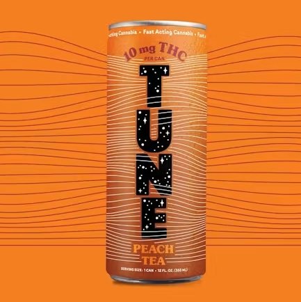 Tune | Beverage | 12oz | Peach Tea | Fast Acting | 10mg