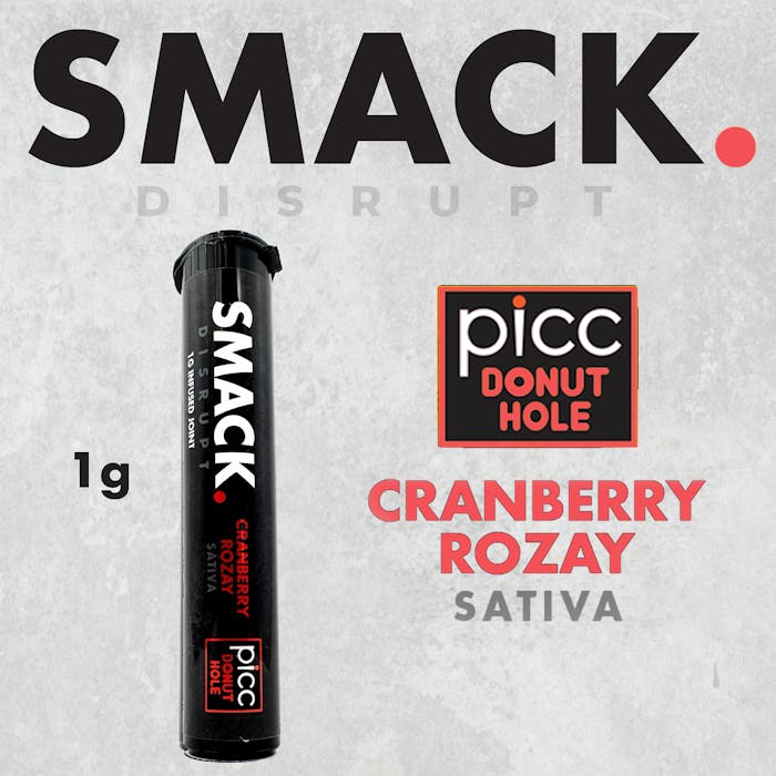 SMACK. - CRANBERRY ROZAY - DONUT HOLE - 1G - INFUSED PREROLL