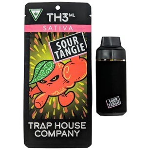 Trap House Company | Sour Tangie 3G TH3 Distillate DISPOSABLE