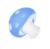 (05971) Carb Cap- Mushroom- Blue