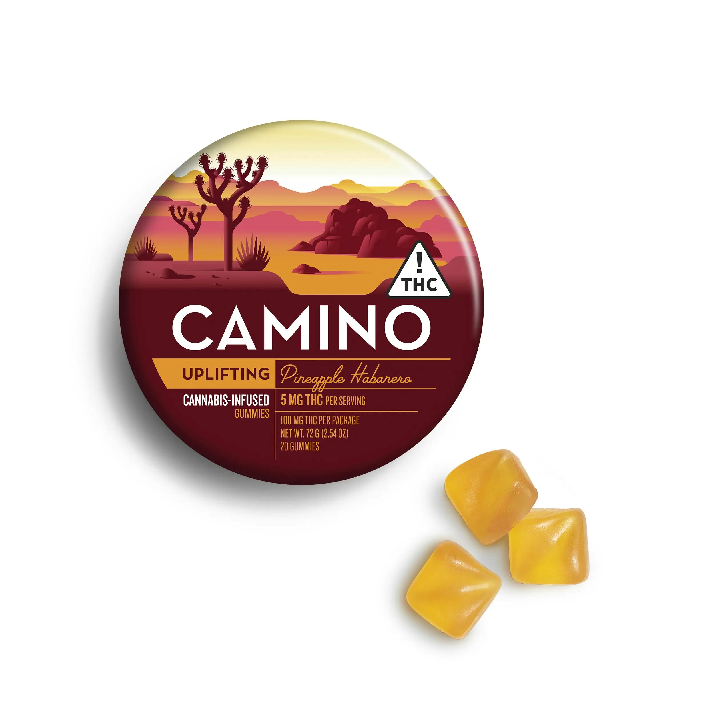 Camino | 200mg Gummies | Pineapple Habanero