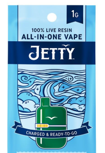 Jetty Papaya Cake Indica Live Resin Mini Tank All In One Vape