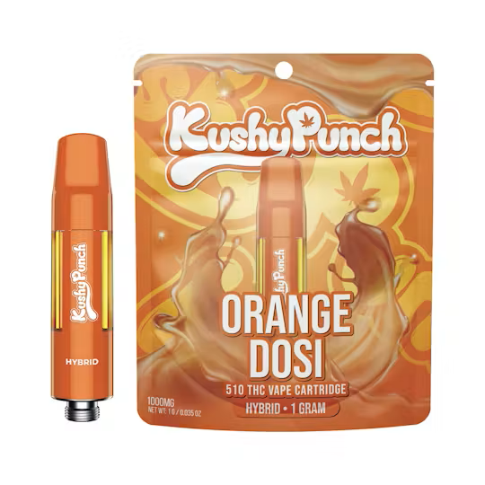 Kushy Punch | 1g 510 Cartridge | Orange Dosi