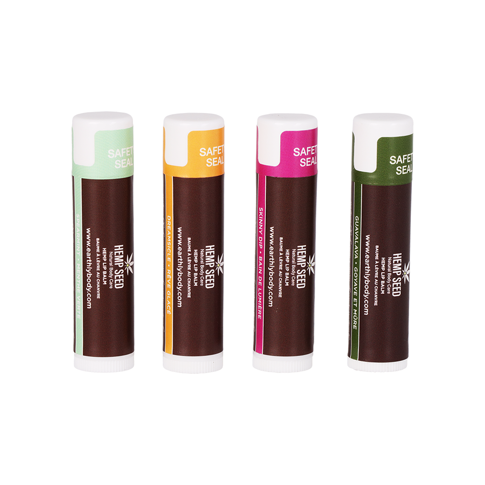 Earthly Body Hemp Lip Balm assorted product photo