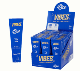 Vibes Rice 1-1/4" Cones 6pk
