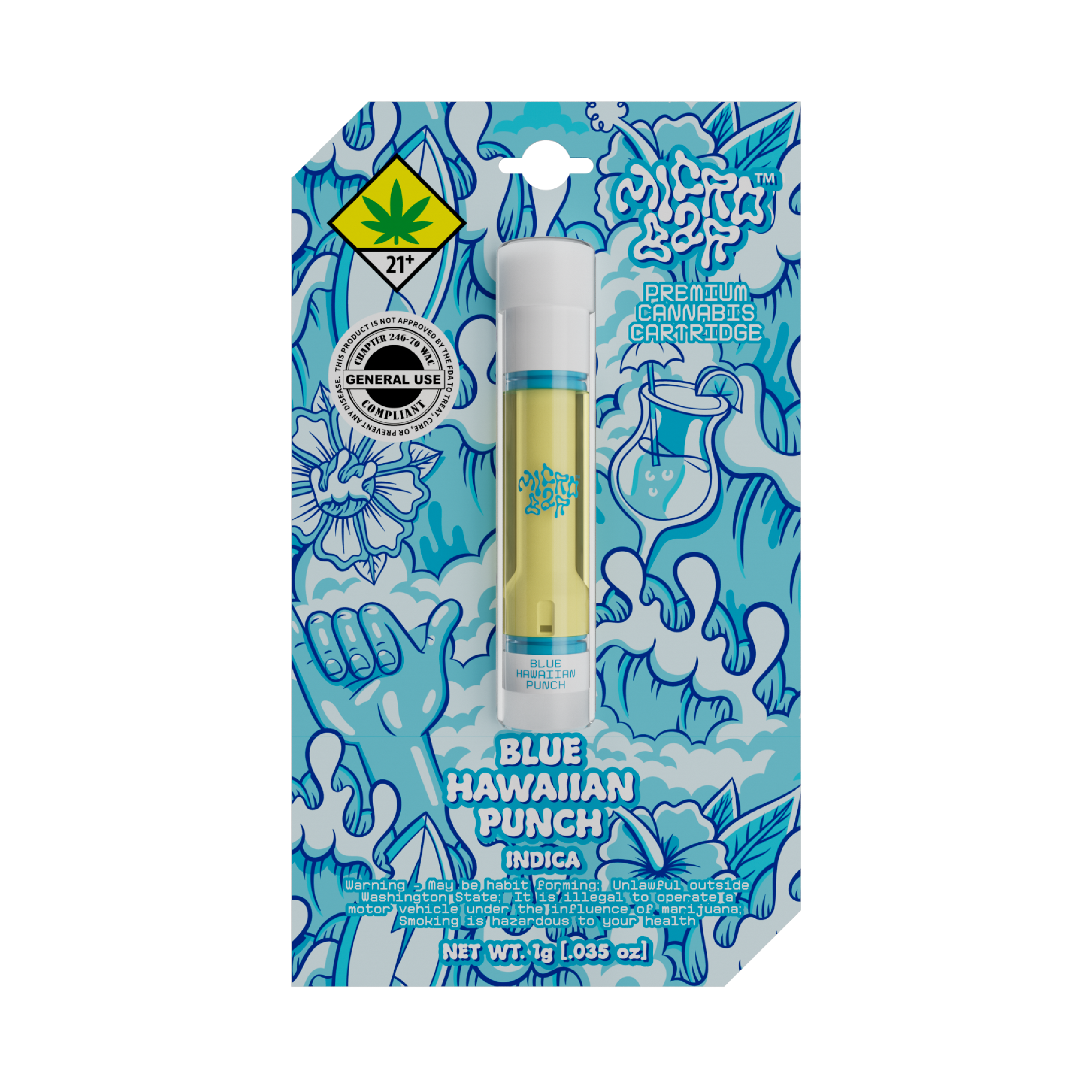 Blue Hawaiian Punch - Cartridge | 1g (DOH)