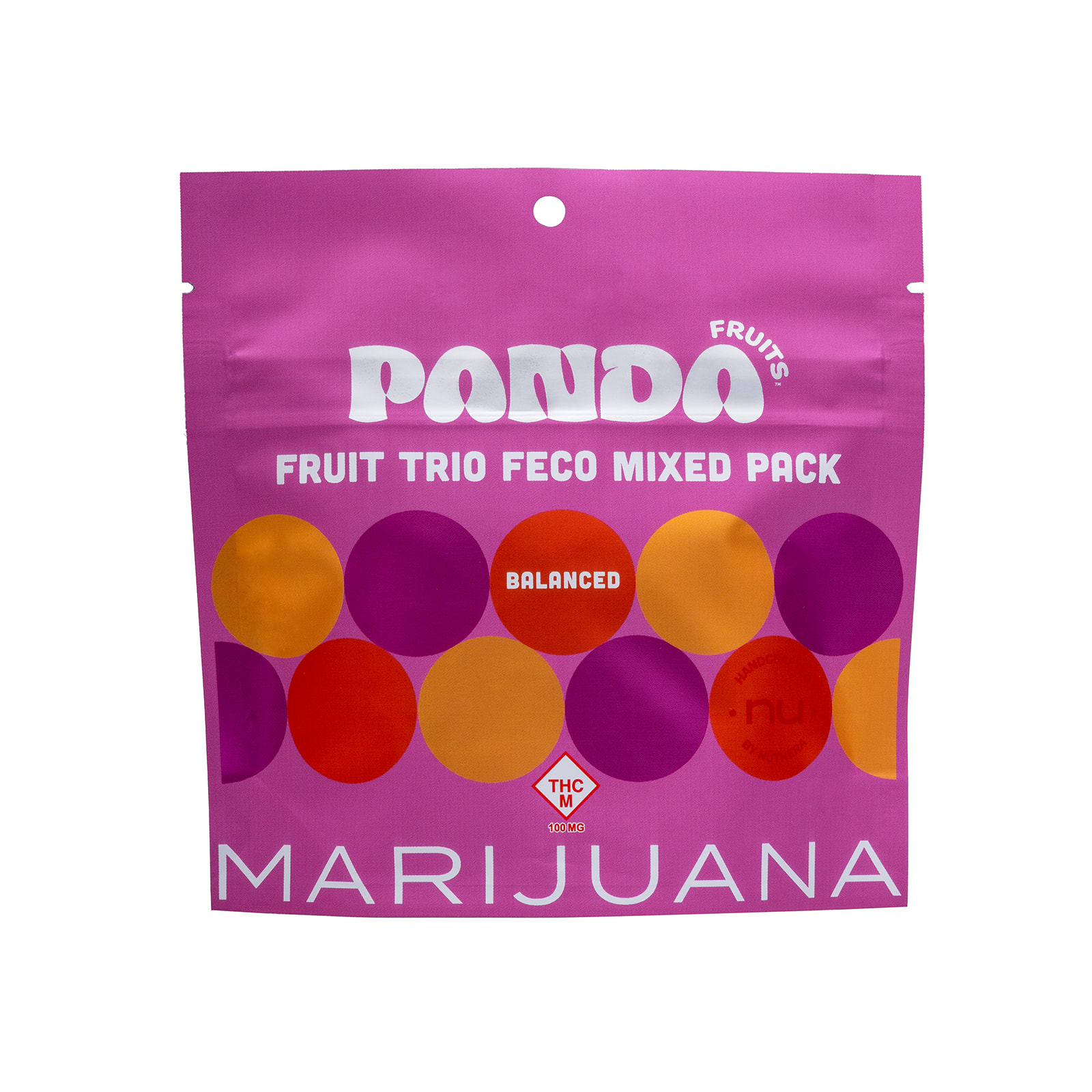 Panda Fruits FECO - Fruit Trio - 100mg THC 20pcs.