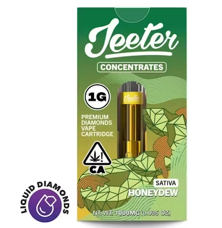 Jeeter Honeydew Postless Liquid Diamonds Vape Cart