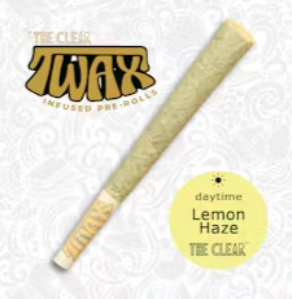 The Clear TWAX Lemon Haze Infused Preroll