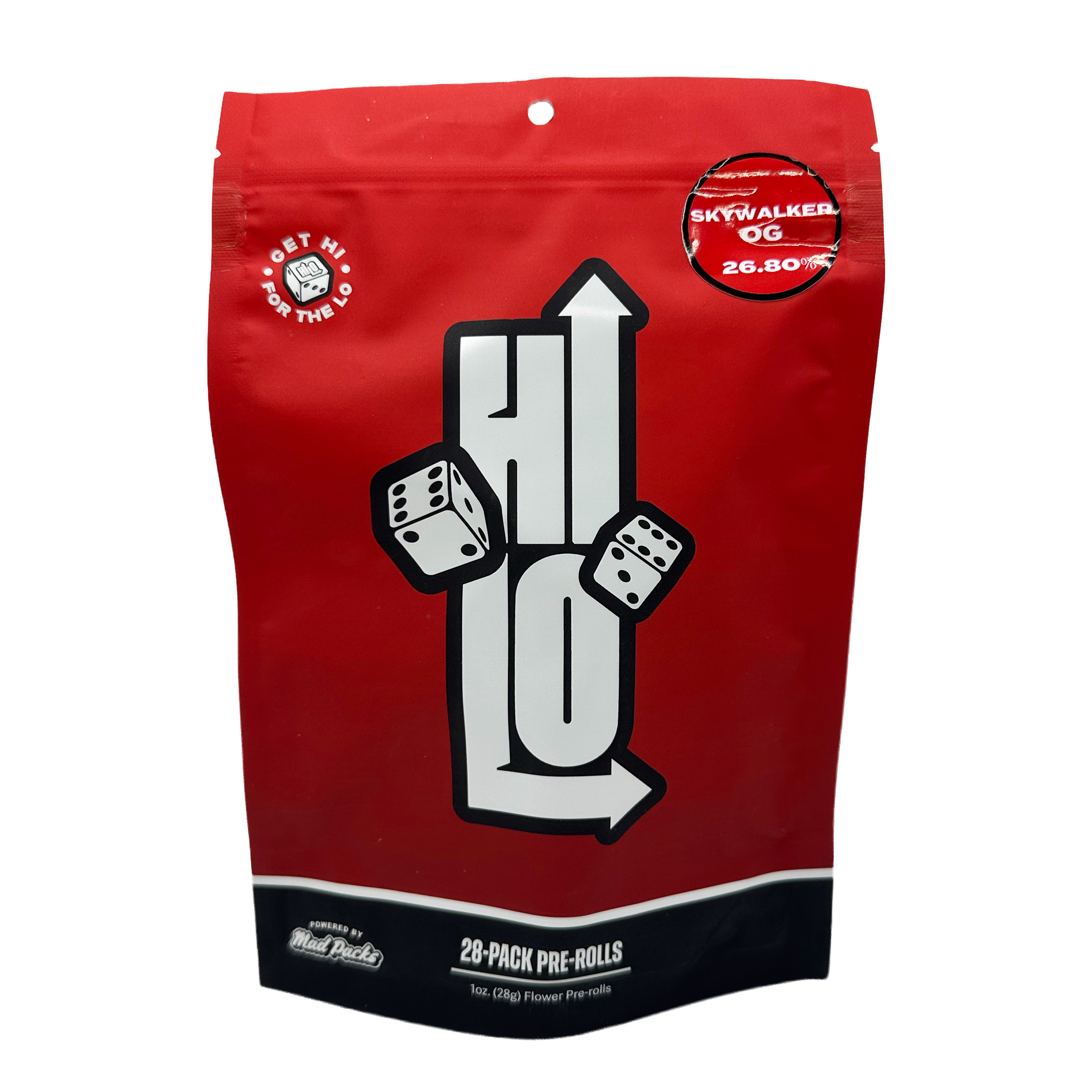 HI-LO | 1g Preroll - 28pk | Skywalker OG
