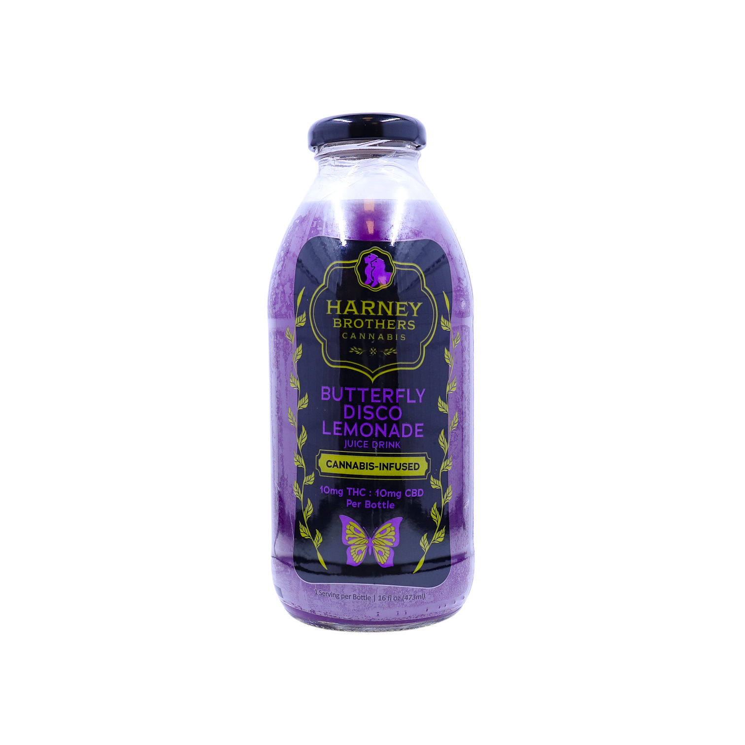Harney Brothers Butterfly Disco Lemonade Juice Drink 10mg 1:1
