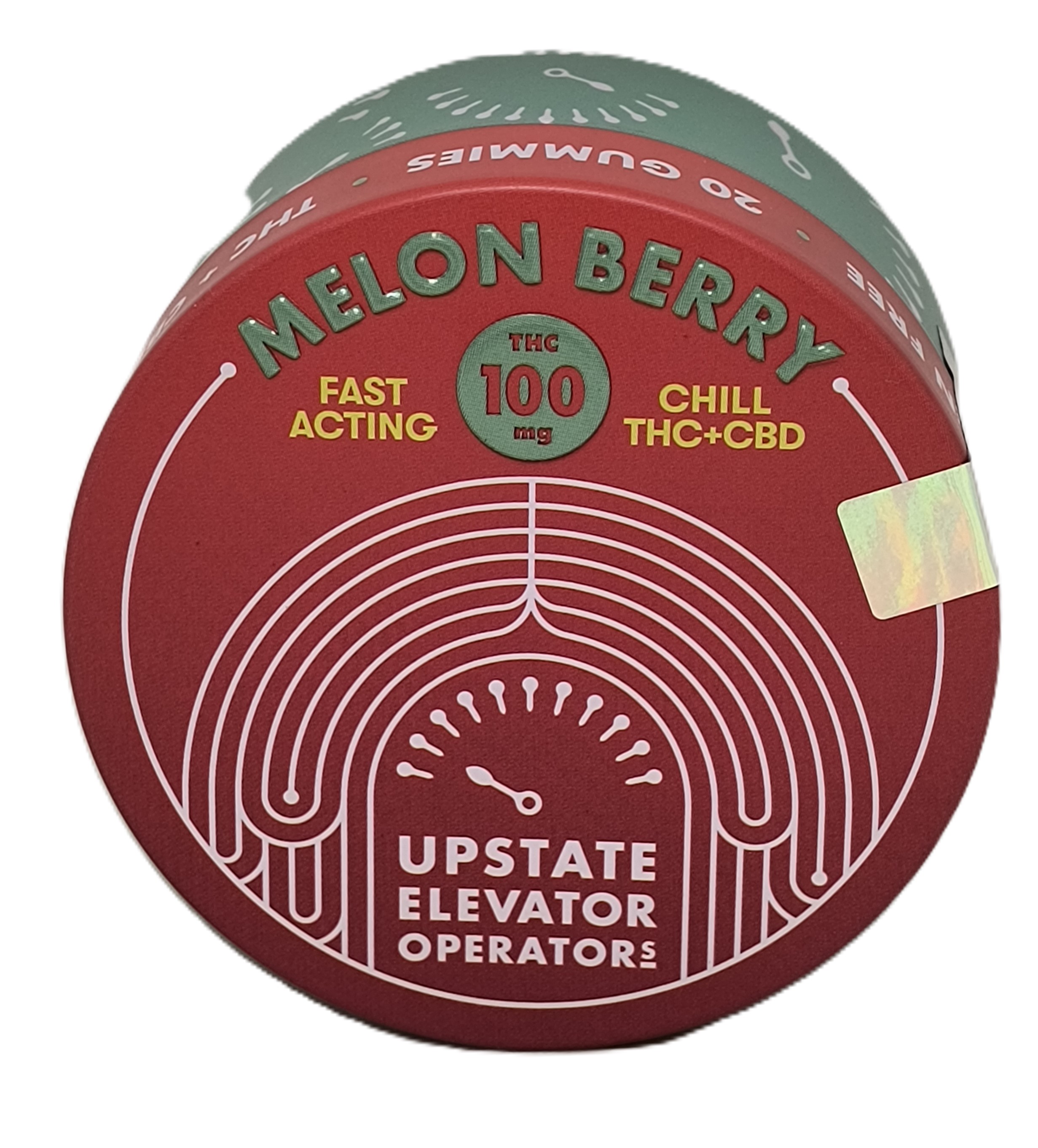 Melonberry Fast-Acting Gummies | 100mg 2:1 THC:CBD | Upstate Elevator Operators