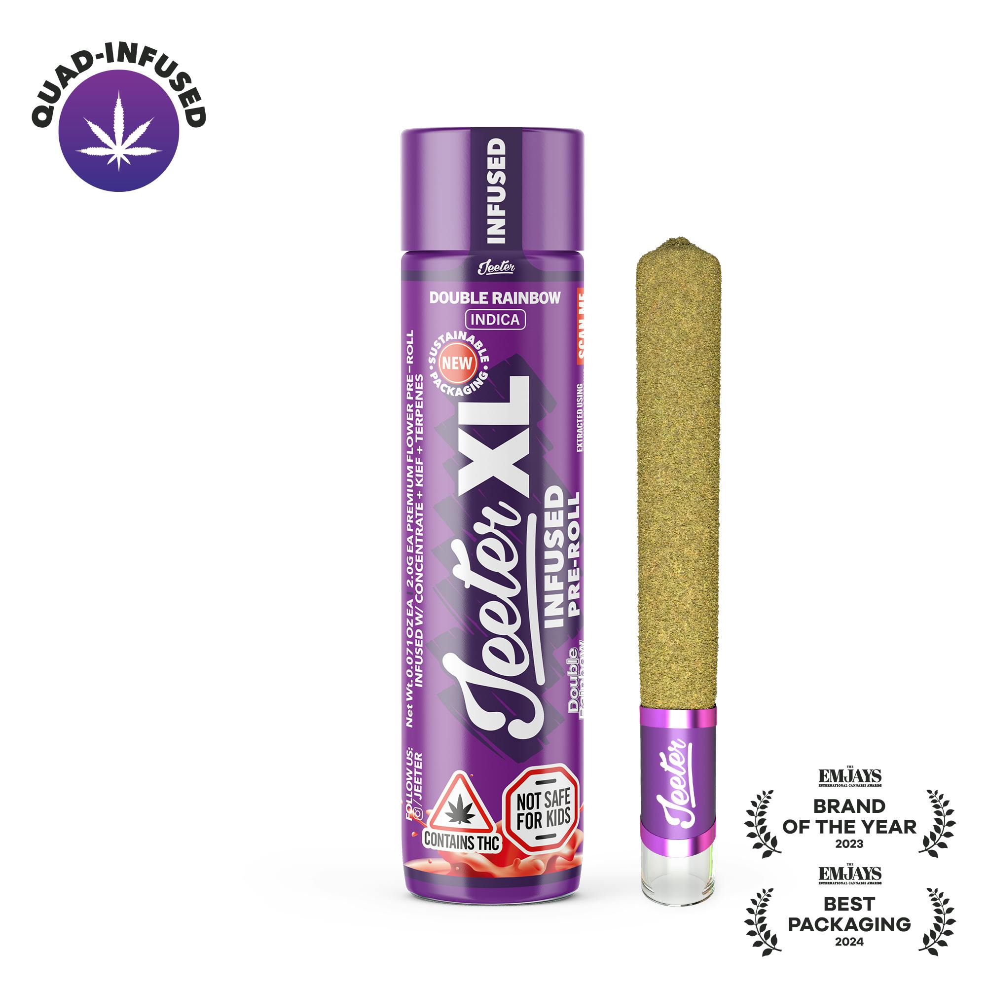 Double Rainbow XL | Infused Pre-Roll 1pk | 2g product photo
