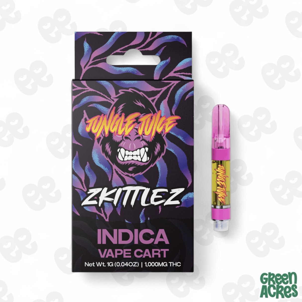 Jungle Juice: Zkittlez 1G Cartridge | Green Acres - Riverview