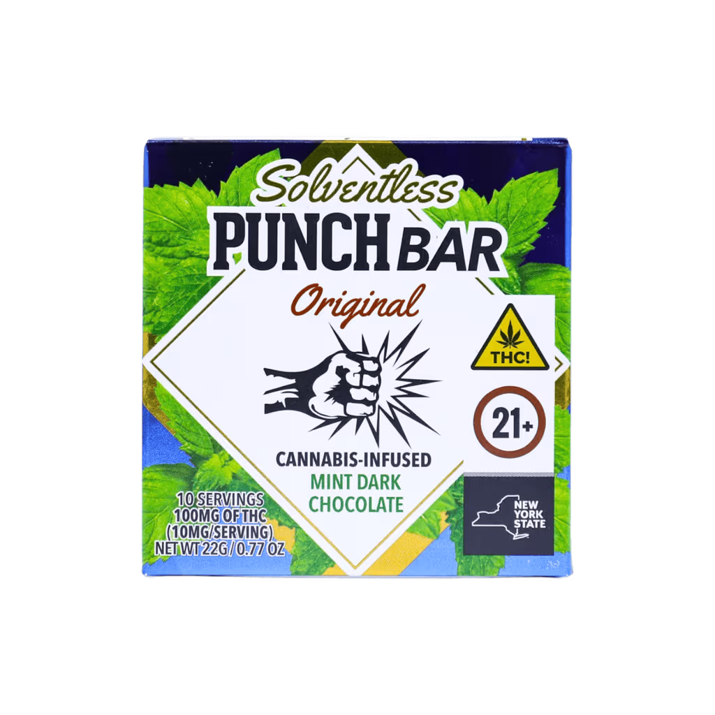 Solventless Mint Dark Chocolate Bar