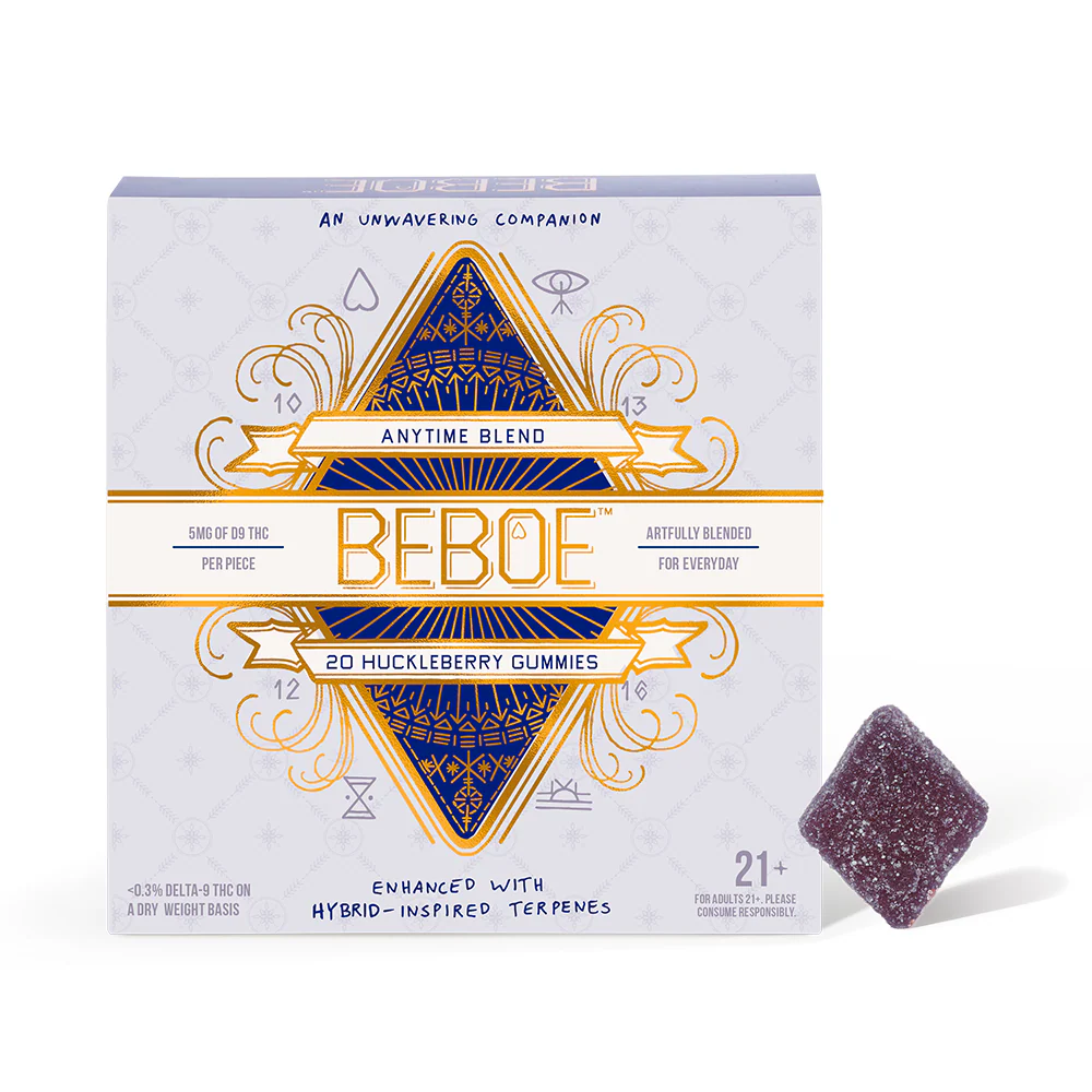 Anytime Huckleberry Gummies 100mg