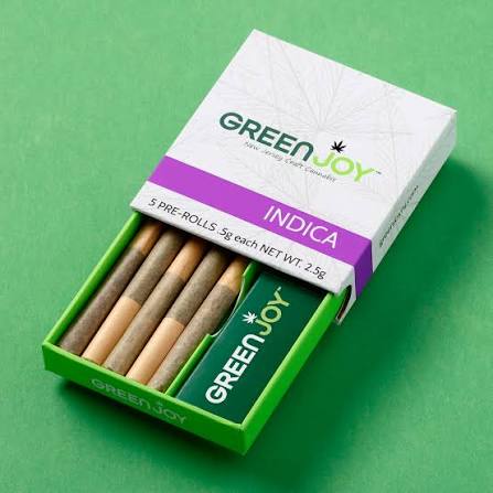 Green Joy Craft Cannabis 5pk | Deep Space | 2.5g (Indica)