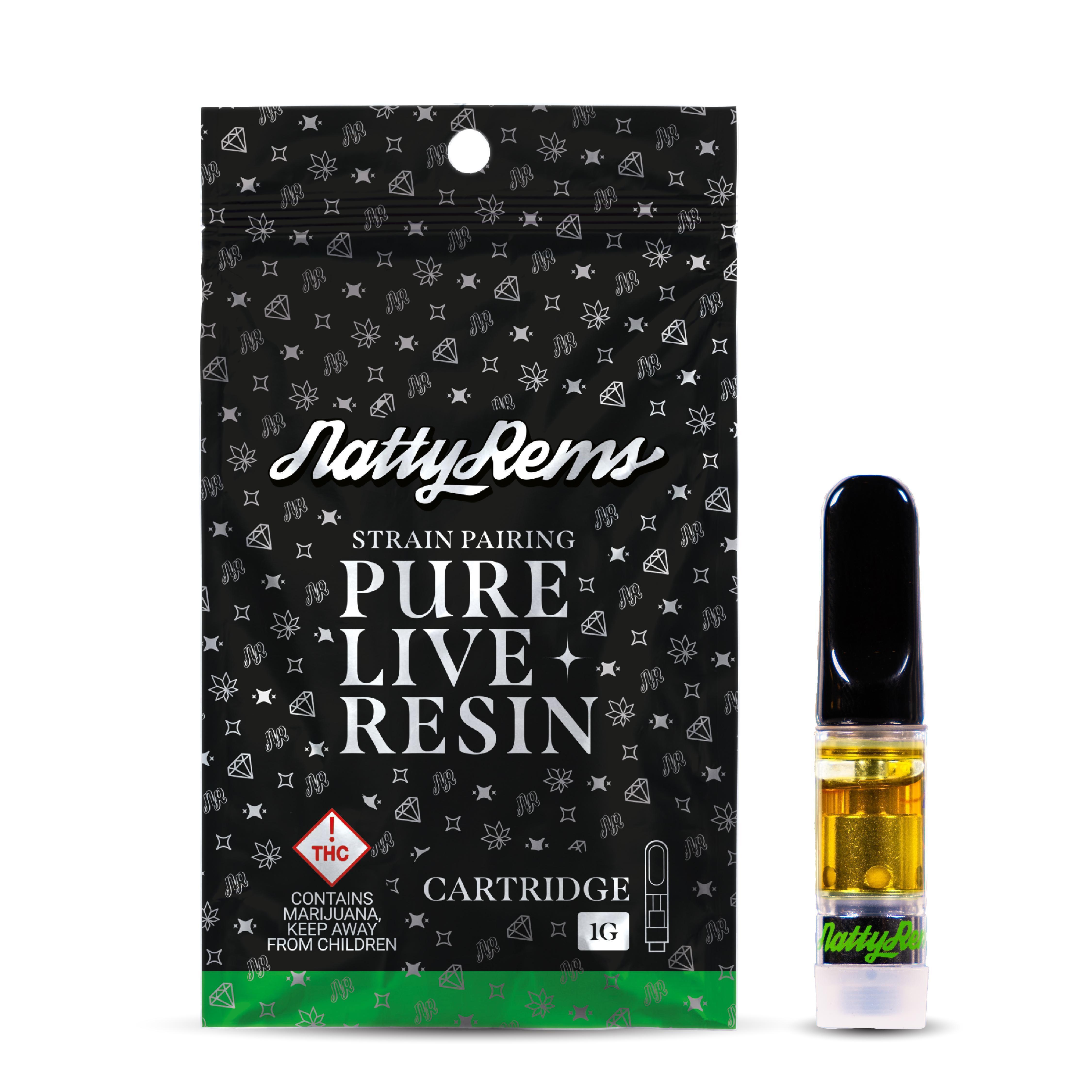 Super Lemon Haze x Golden Goat (S) Live Resin Cartridge Natty Rems