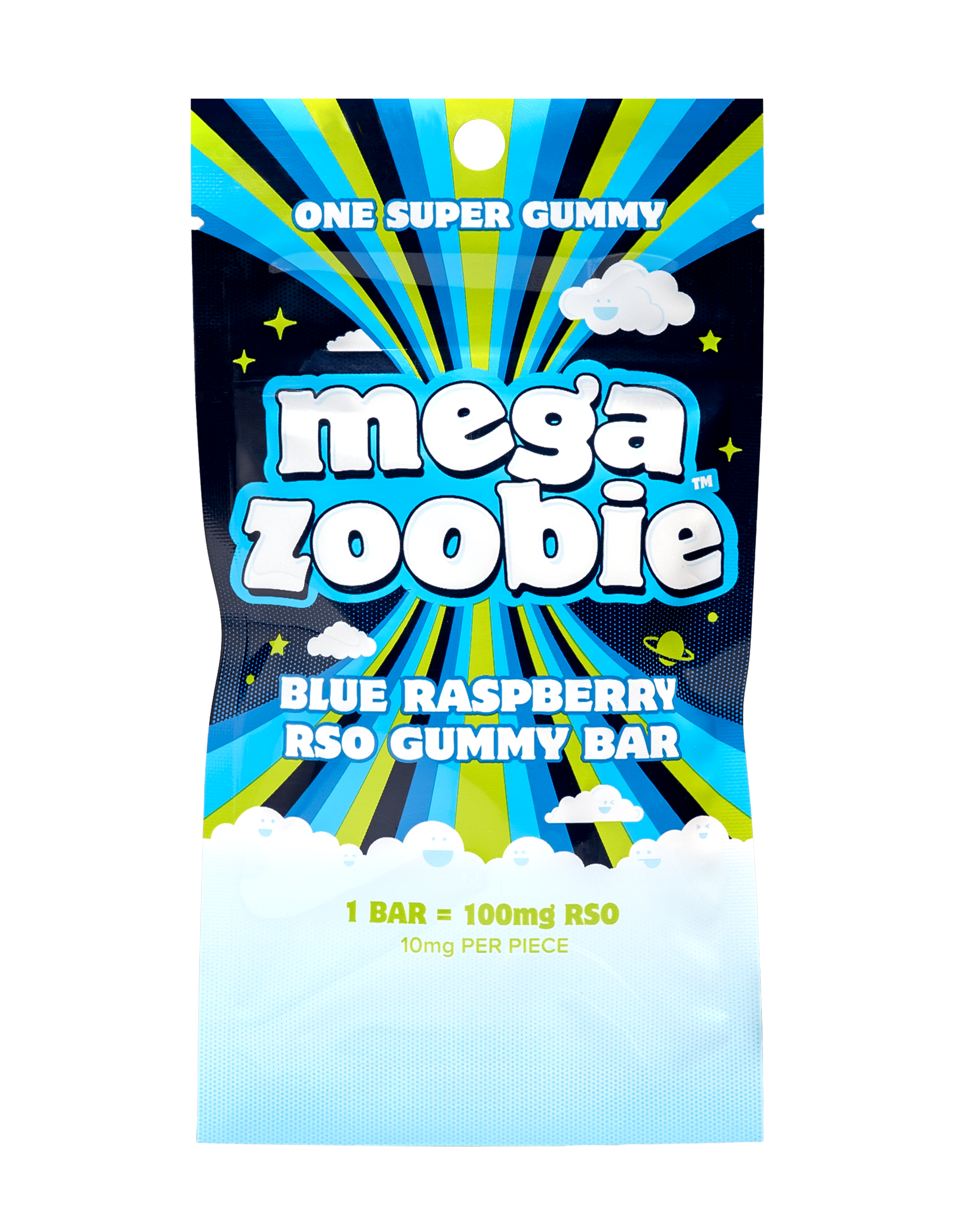 Blue Raspberry | MEGA Zoobies | RSO Gummies