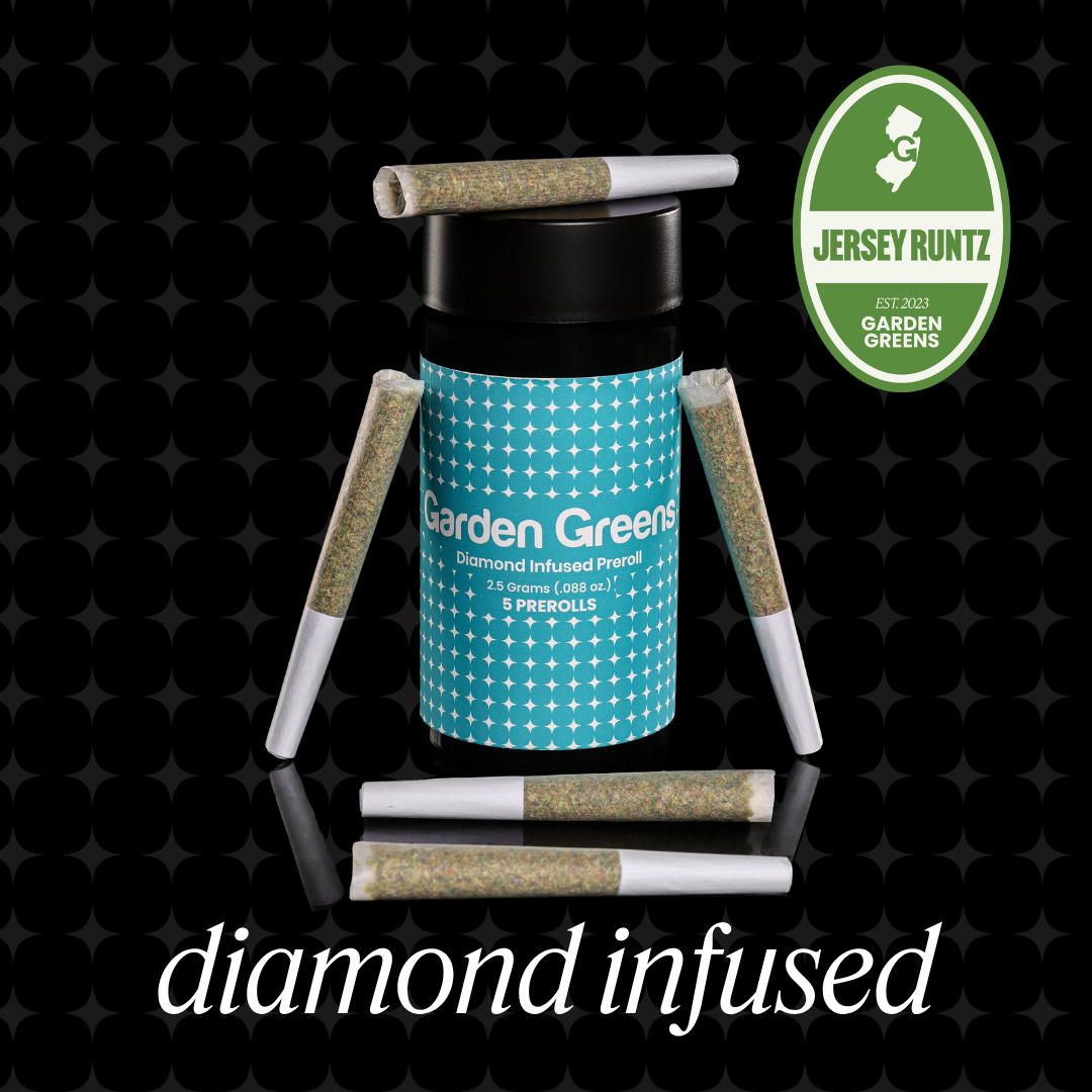 Jersey Runtz Diamond Infused Pre-Rolls (5 x 0.5g) 2.5g