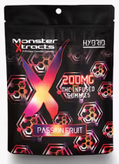Monster Xtracts – Passion Fruit Gummies 200MG (10pk)