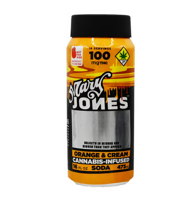 Mary Jones Oranges & Cream Soda (12oz) 100mg Drink