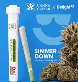 Canna Caviar Pre-Roll 1pk/1g- Simmer Down