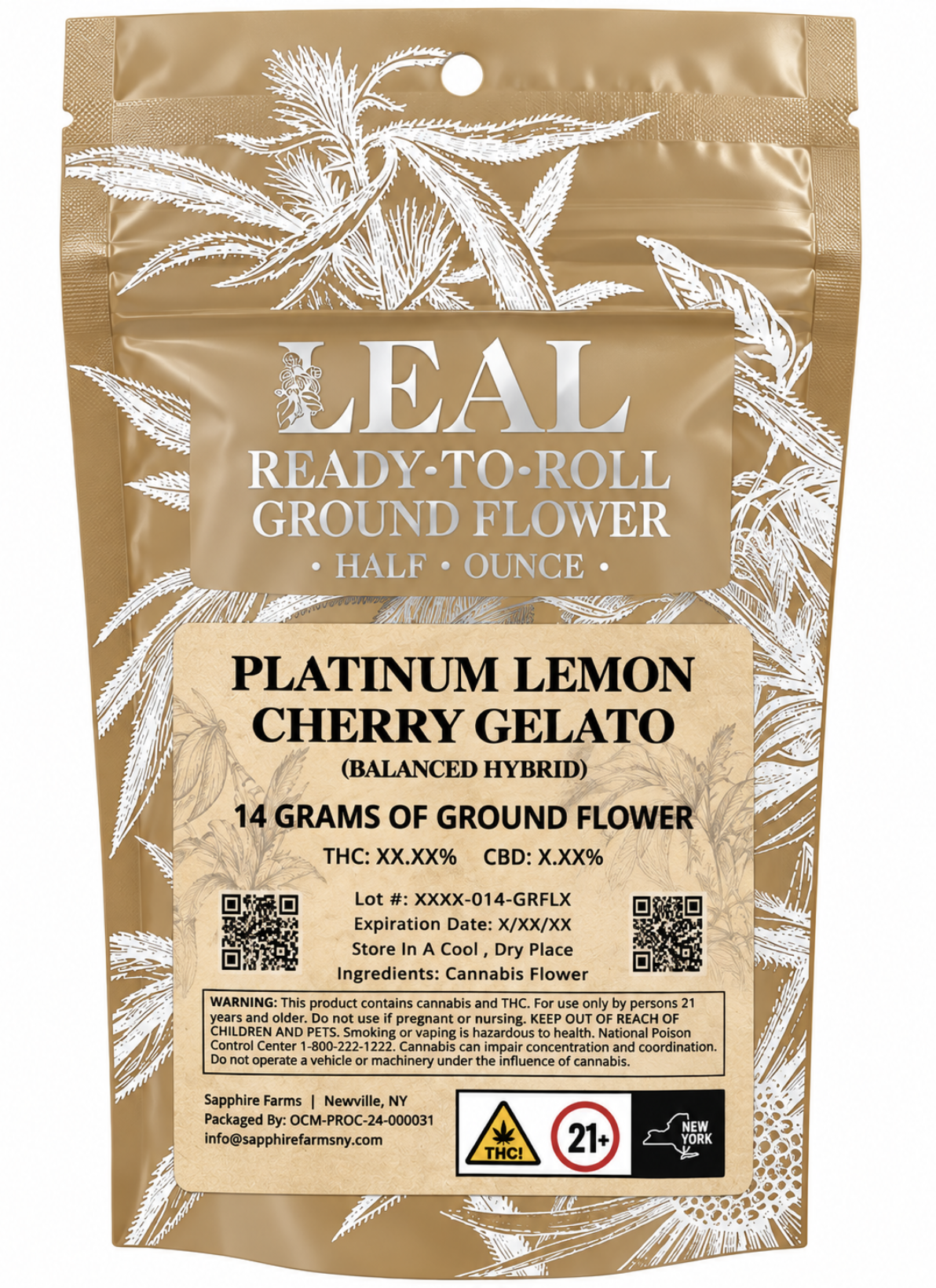 Leal | Flower | Platinum Lemon Cherry Gelato | 14g