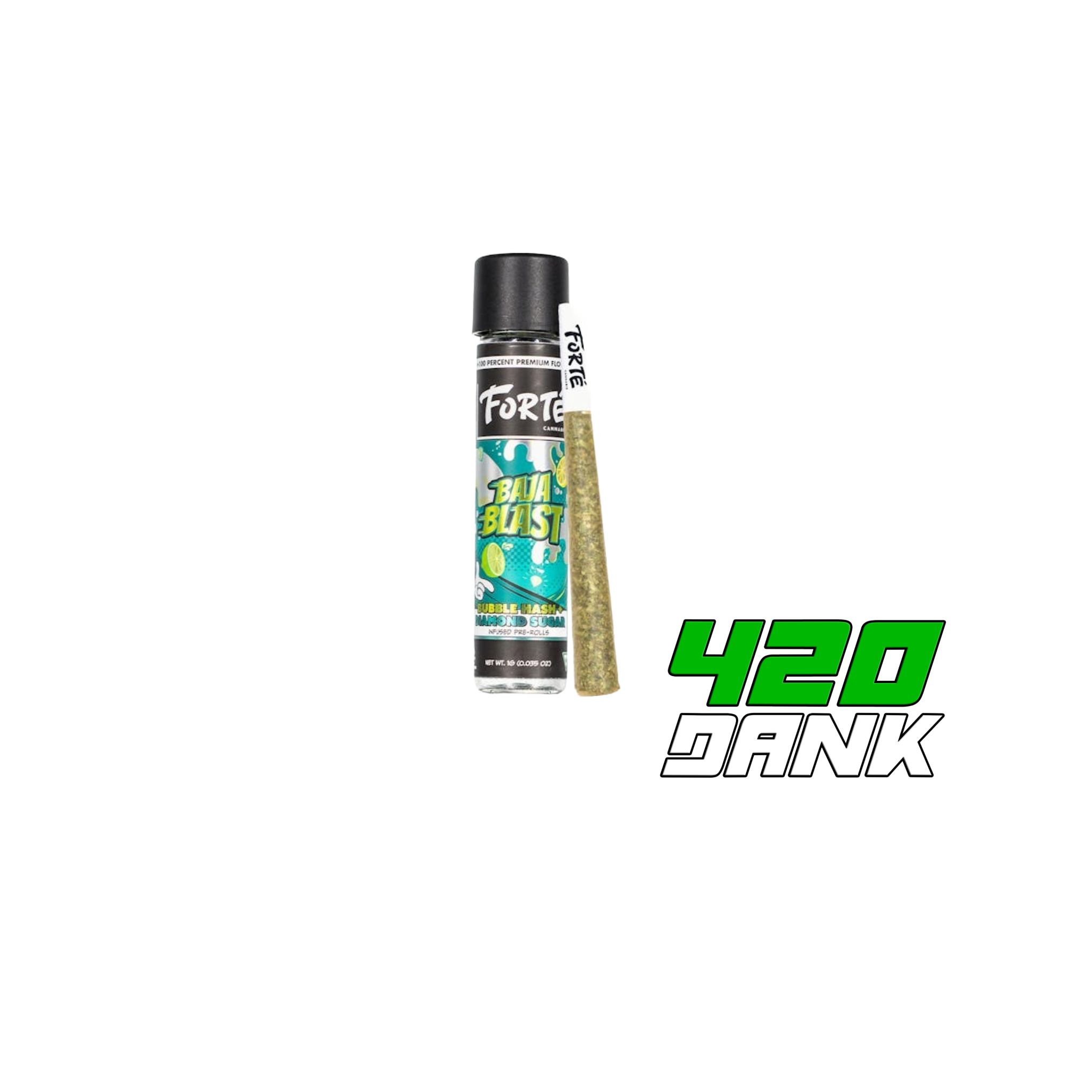 Forte - Bubble Hash x Diamond Sugar Infused Preroll - Baja Blast