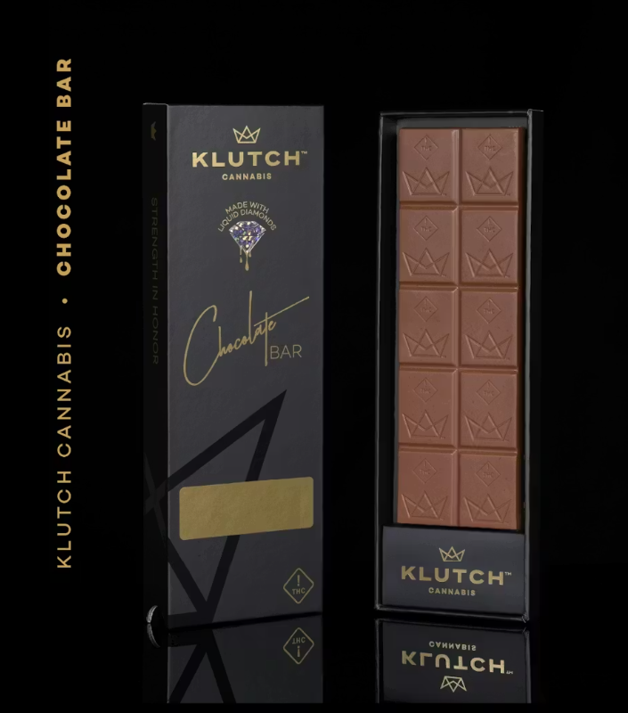 Klutch | Pretzel Milk Chocolate | 100mg Liquid Diamond Bar