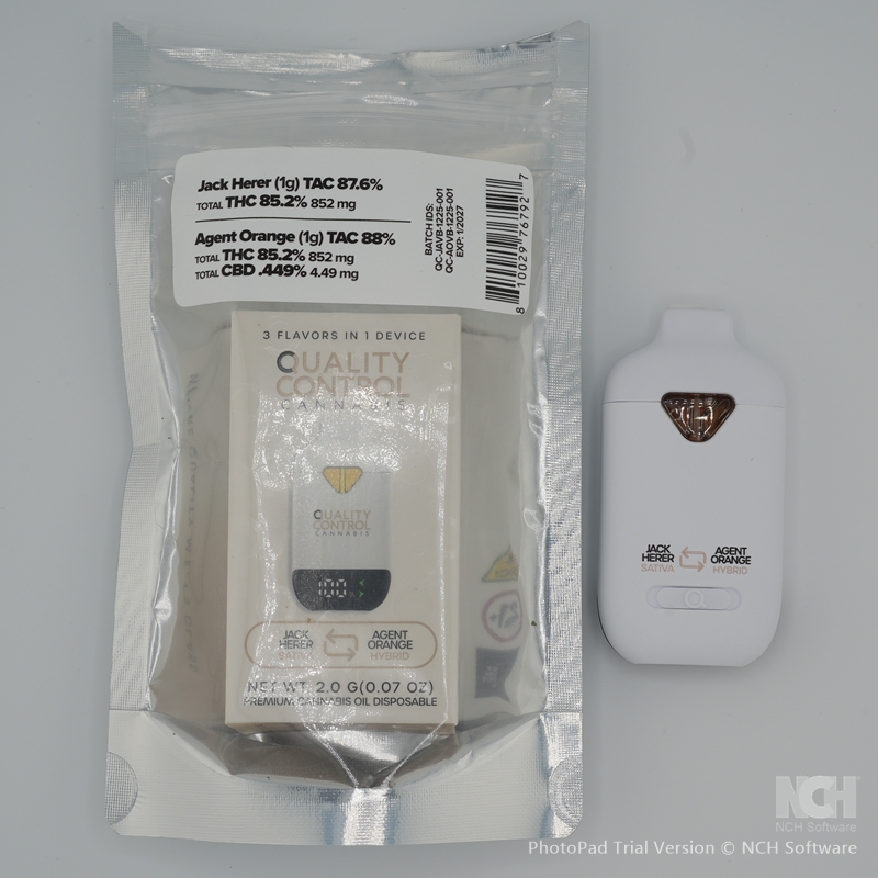 Quality Control Jack Herer x Agent Orange Vape 2g