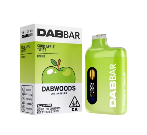 Dabwoods | Sour Apple Twist Liquid Diamond All-In-One | 1g
