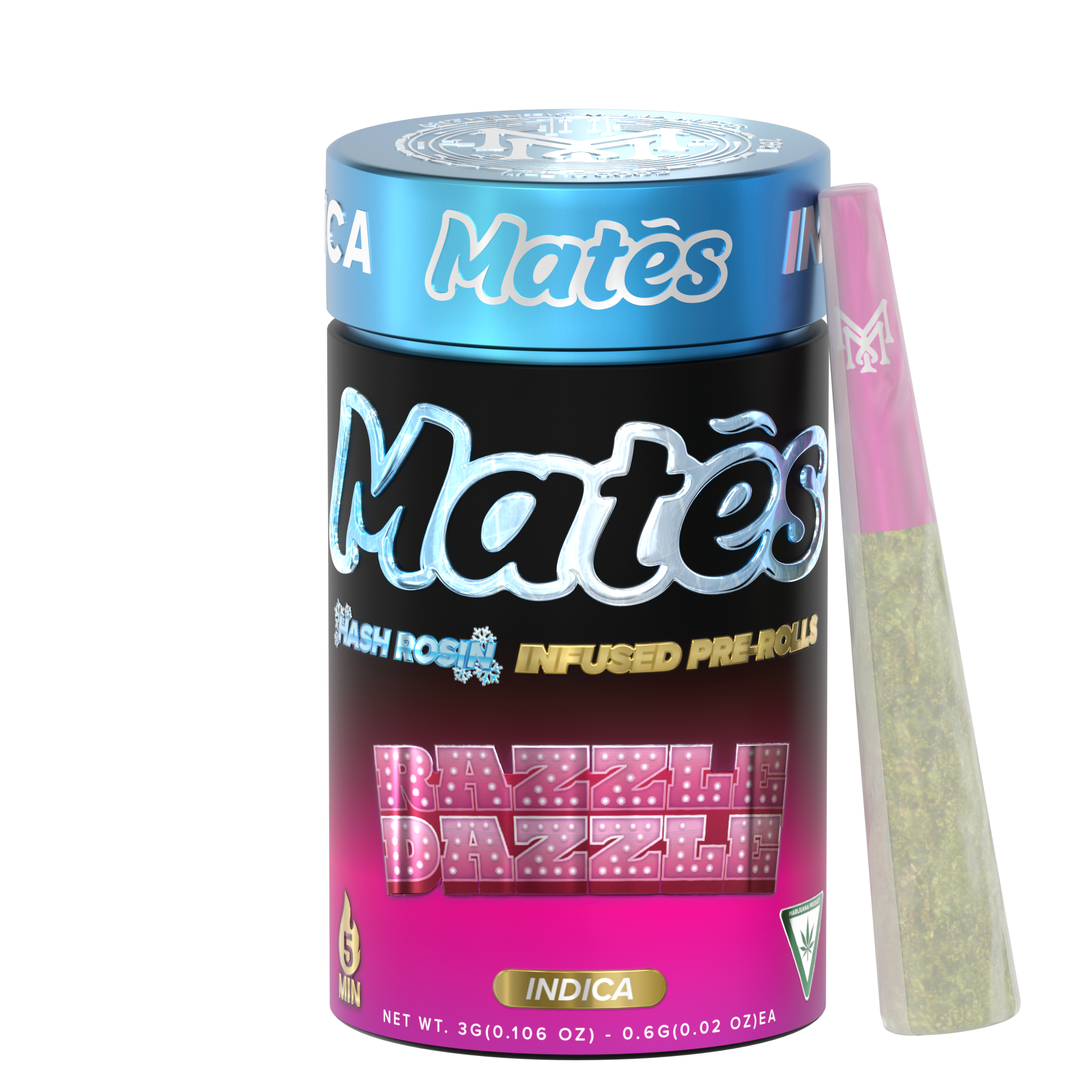 Infused Pre Roll 5pk Razzle