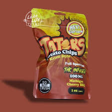 Hey! Captain "Tators" Michigan Cherry BBQ - Potato Chips - 100mg
