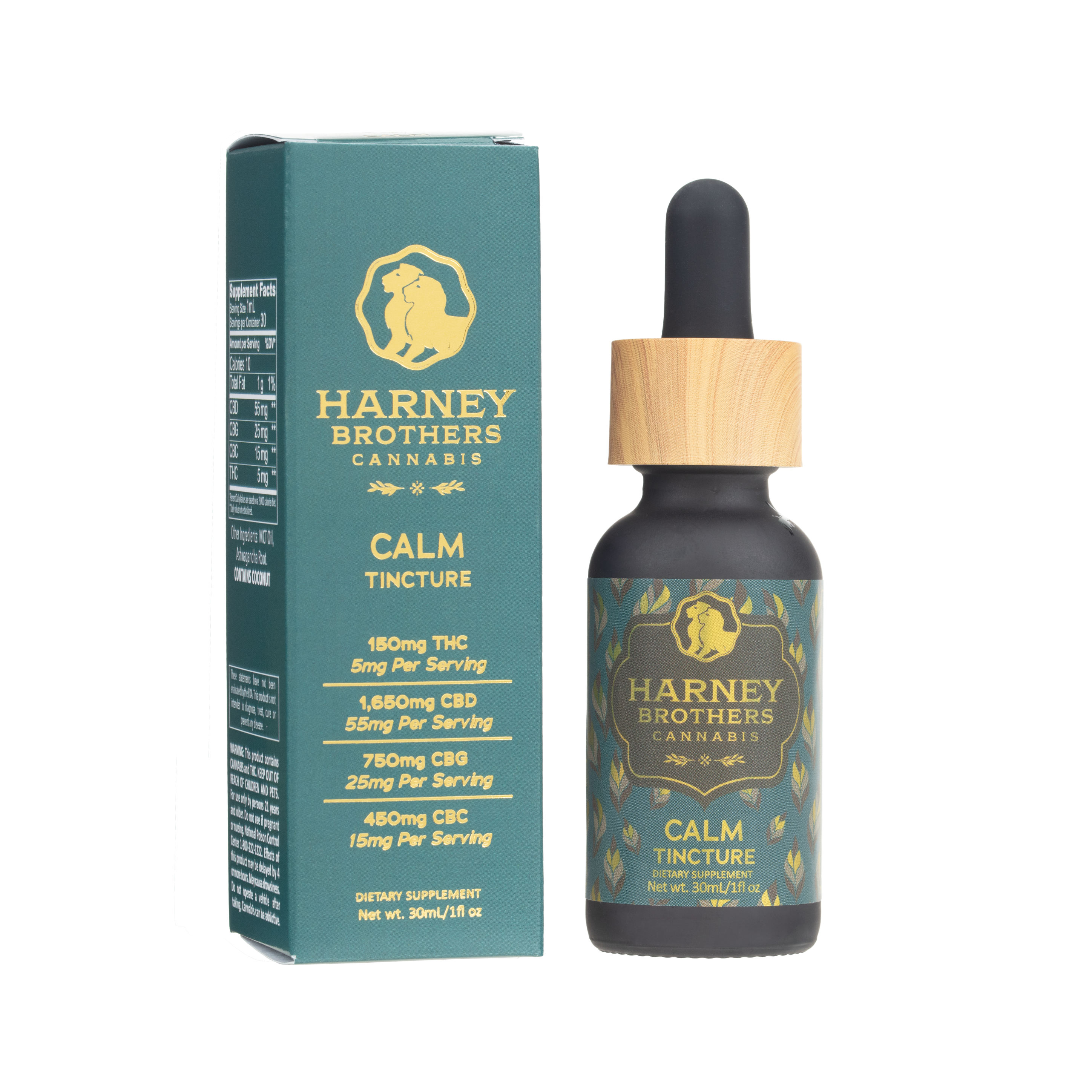 Harney Brothers | Calm | 150mg | Tincture