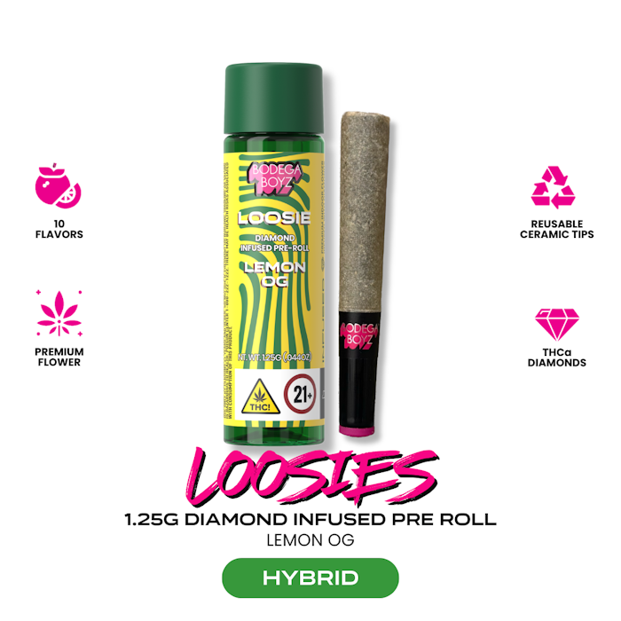 Loosies | Lemon OG | 1.25g | Diamond Infused
