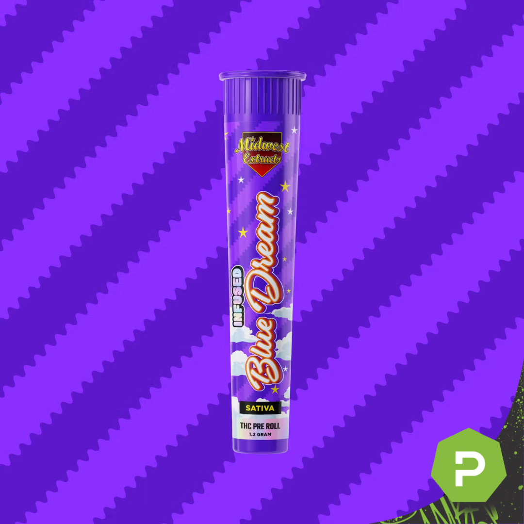 Midwest Extracts | 1.2g Infused Pre-Roll | Blue Dream