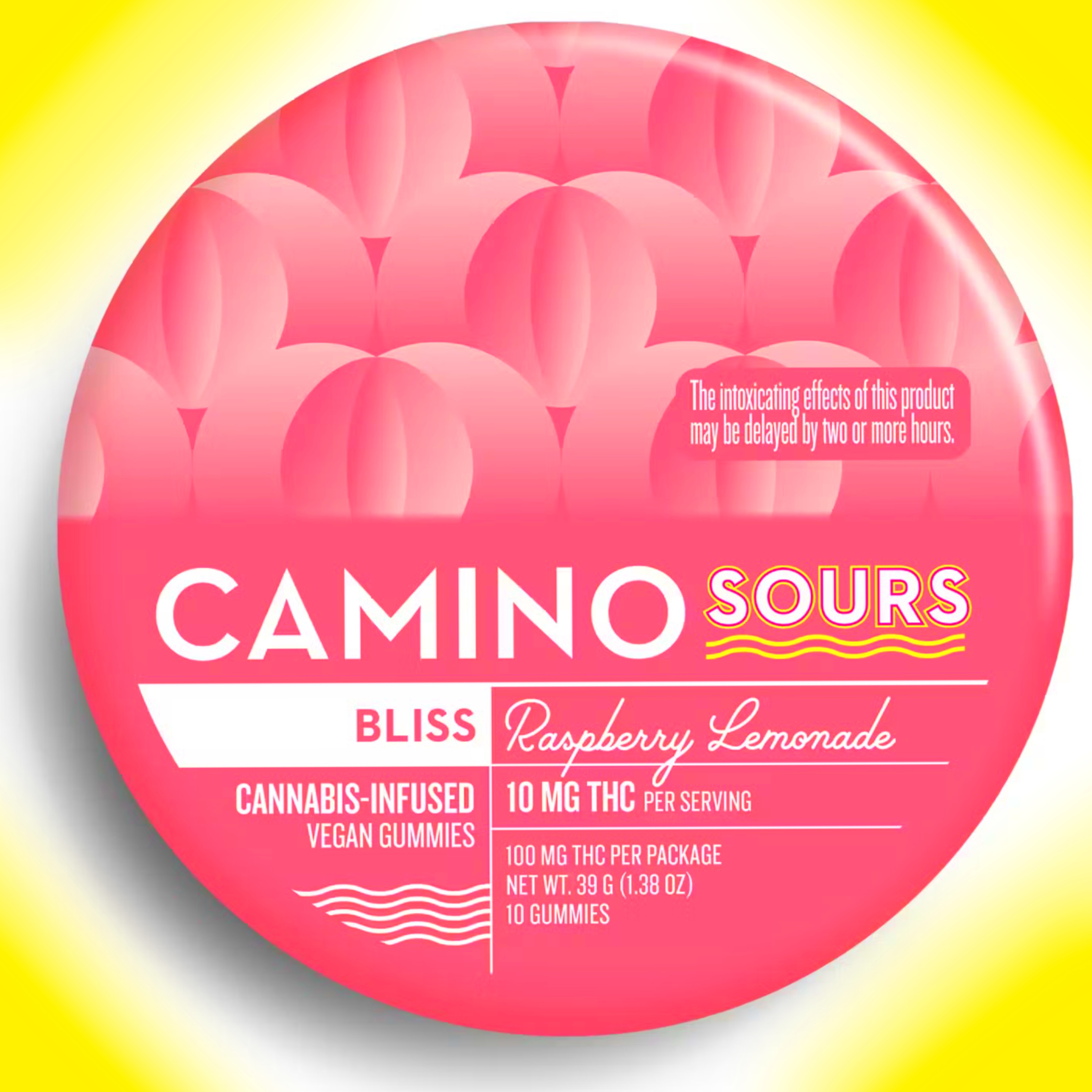 Sours 'Bliss' Raspberry Lemonade Gummies [10pk]