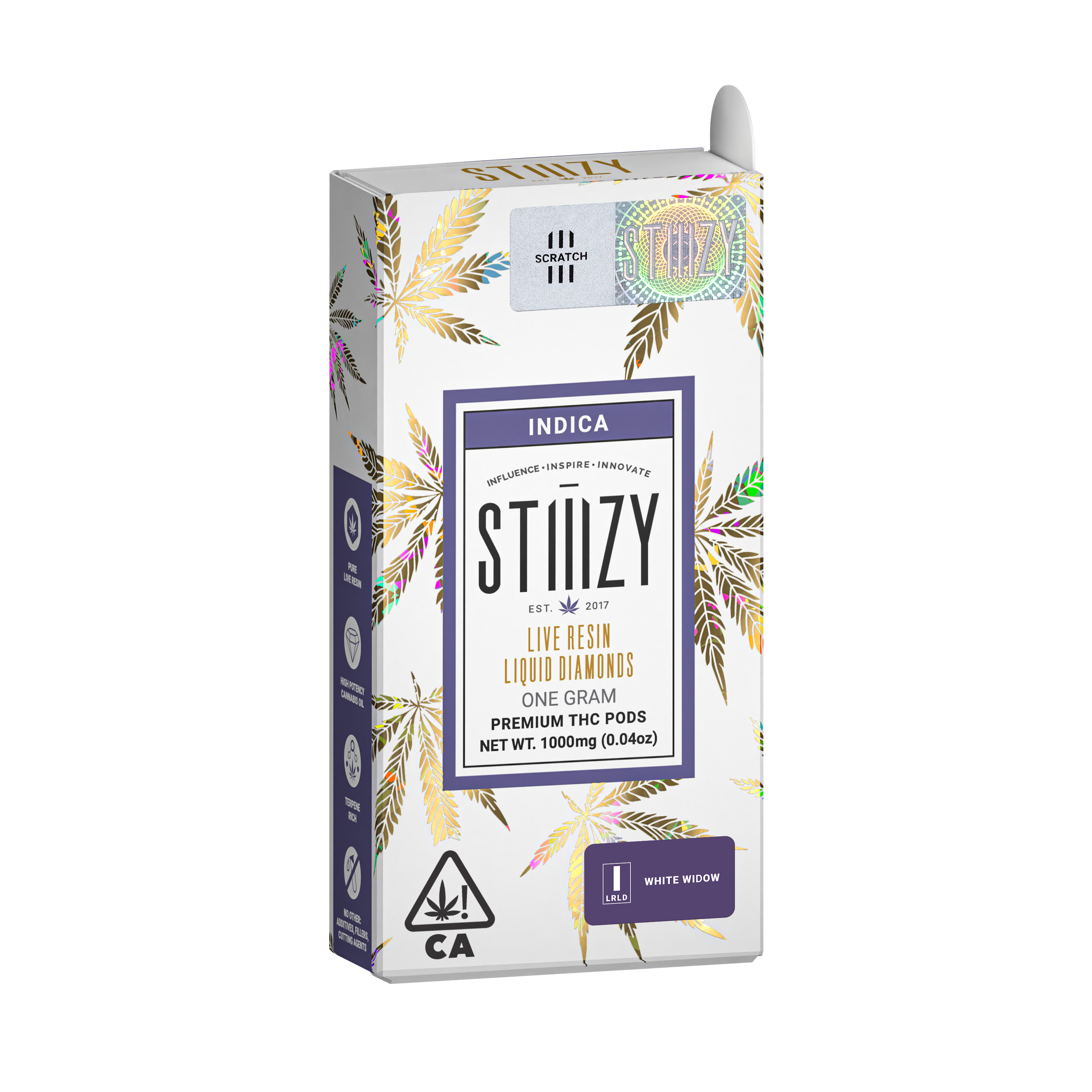 Stiiizy - White Widow (i) - Live Resin Liquid Diamonds Pod - 1g
